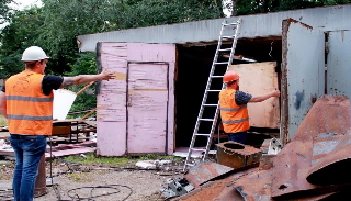 Демонтаж гаражей в Щекино, цена от 1750 руб. – услуги под ключ от 2Землекопа-Кно